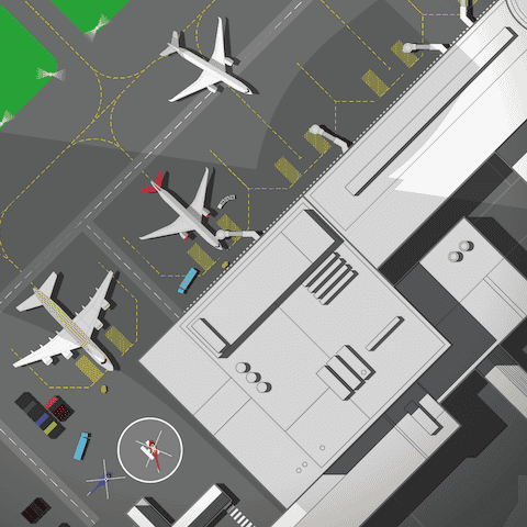 Extract from airport plan