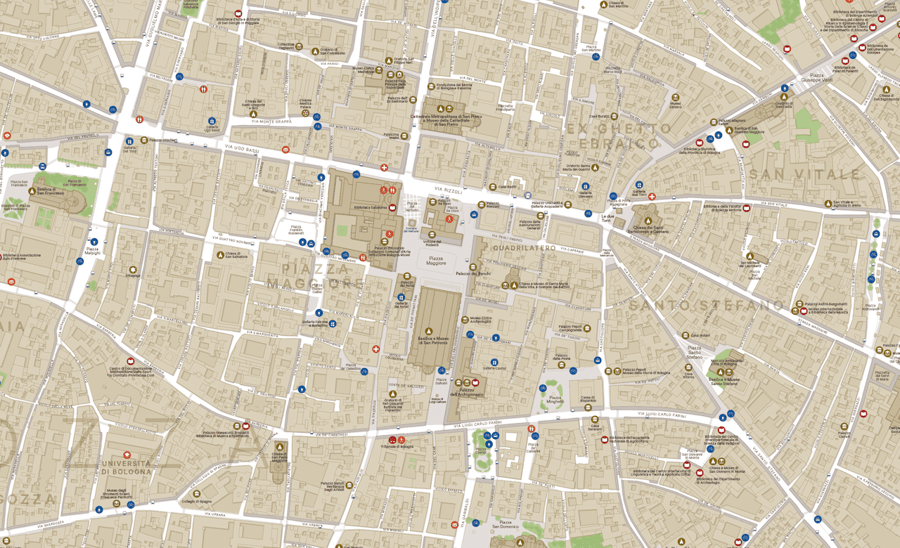 Extract from the wayfinding map