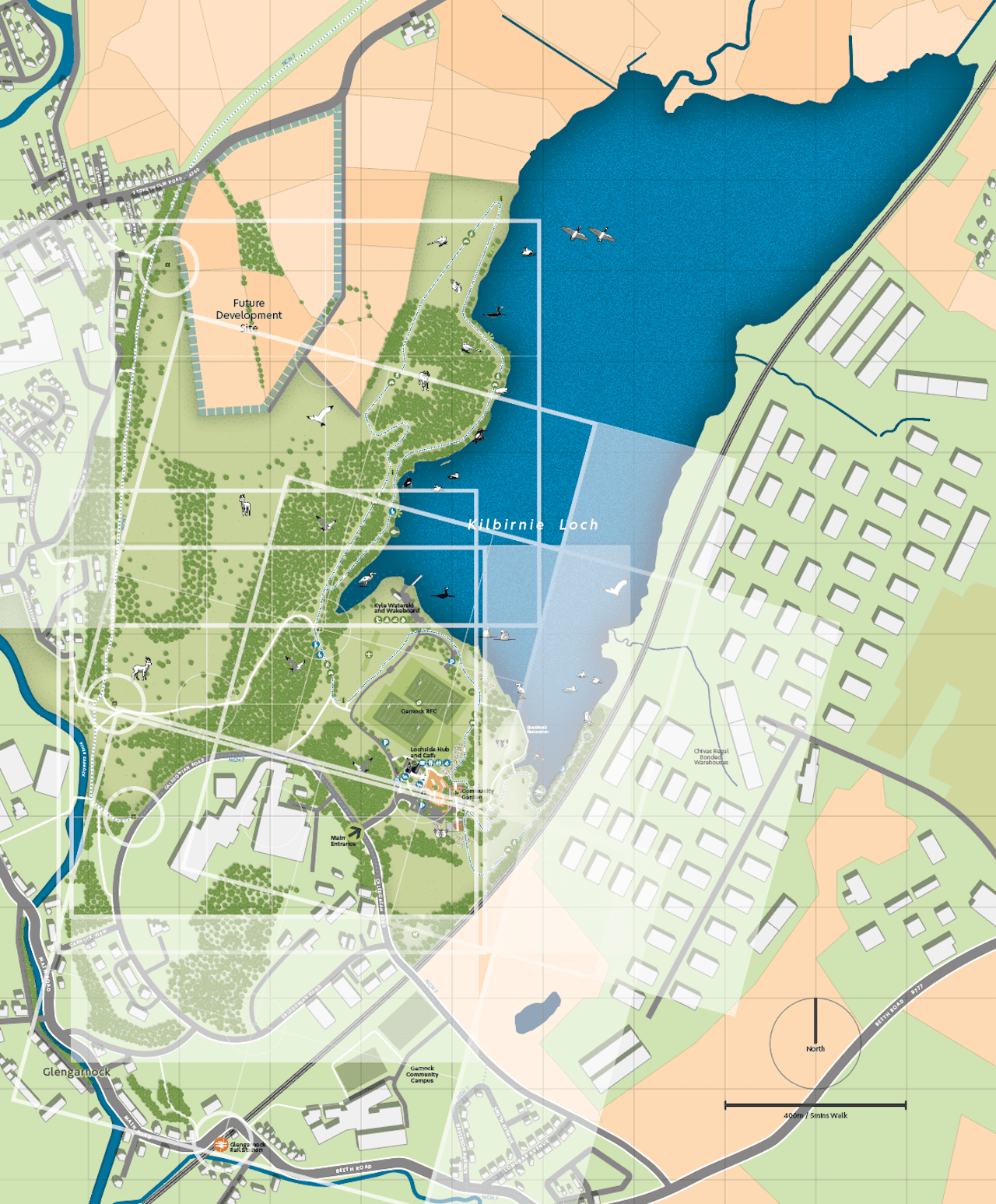 Extents of map testing individual sign coverage Extents of map testing individual sign coverage
