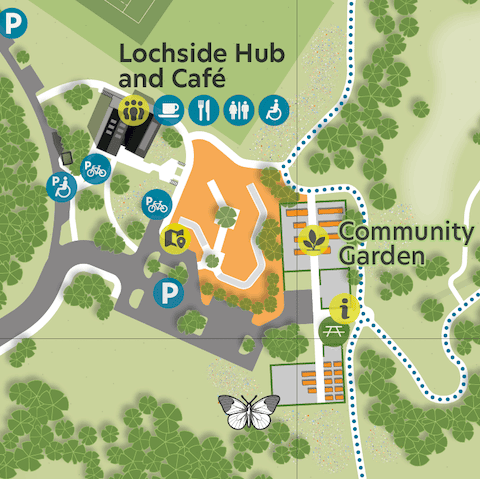 Lochshore Park Wayfinding Map