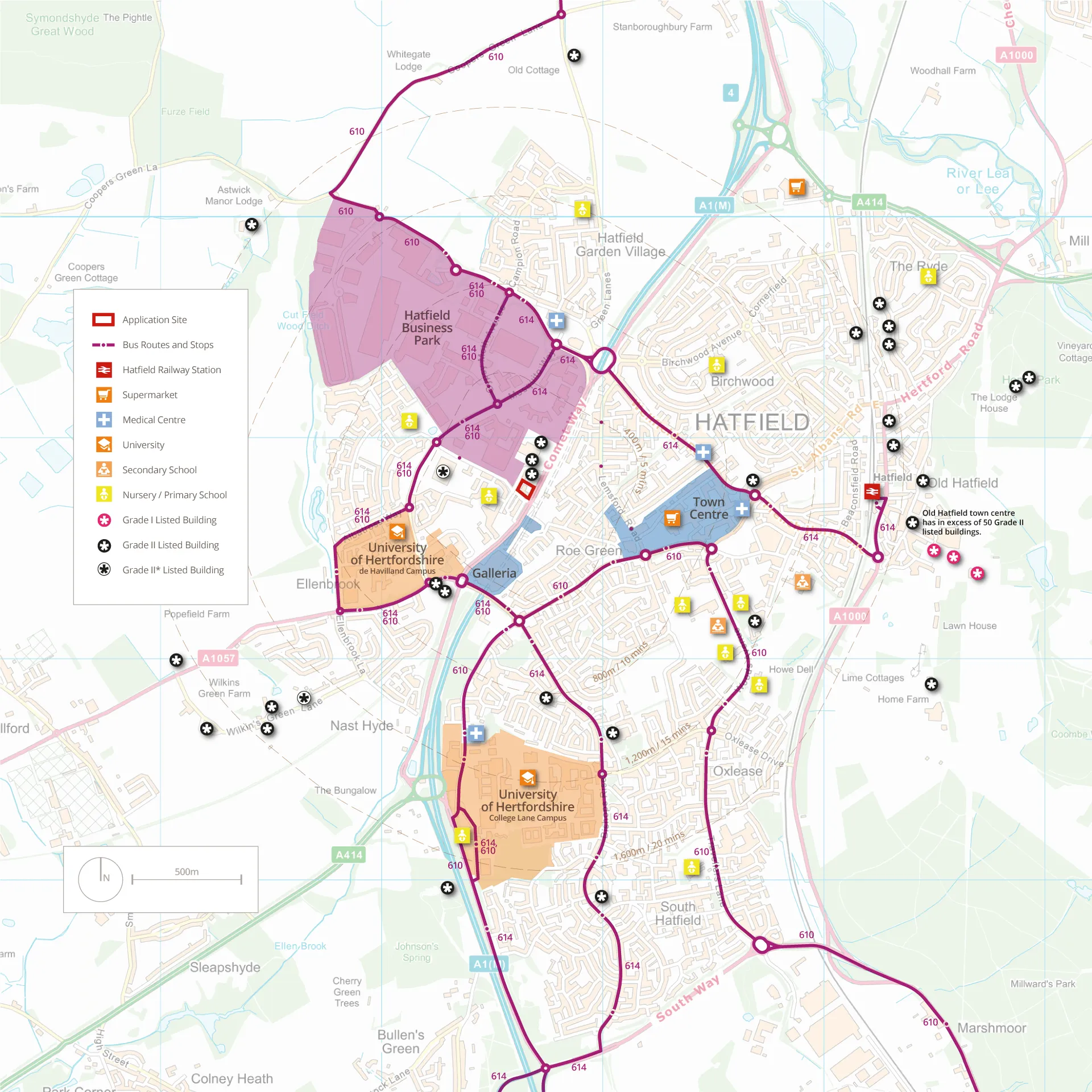 Planning amenity map