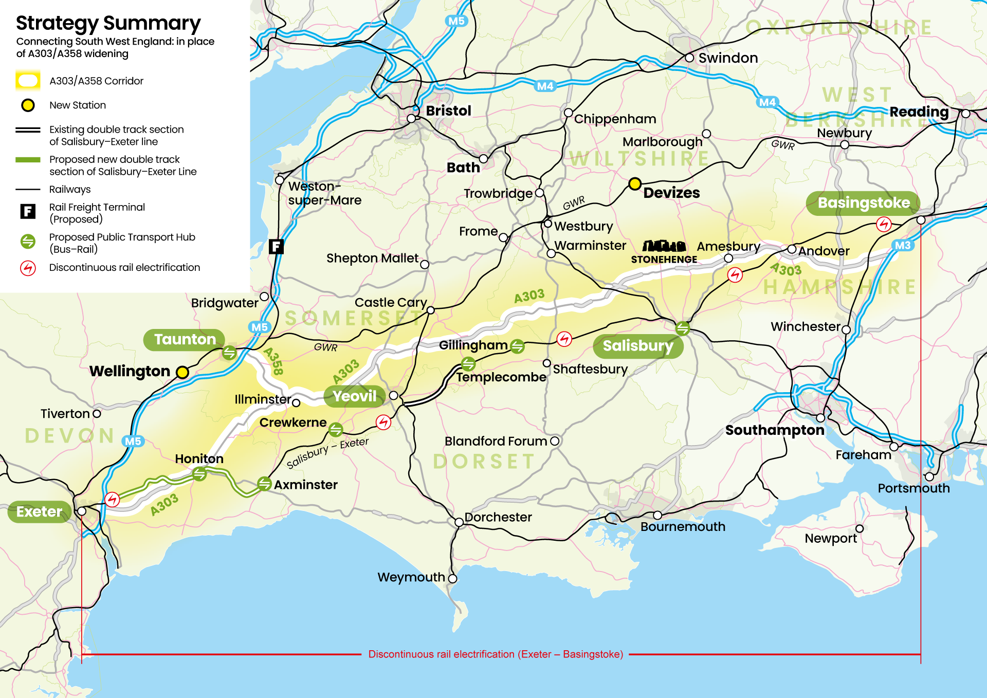 Connecting South West England along the A303 corridor