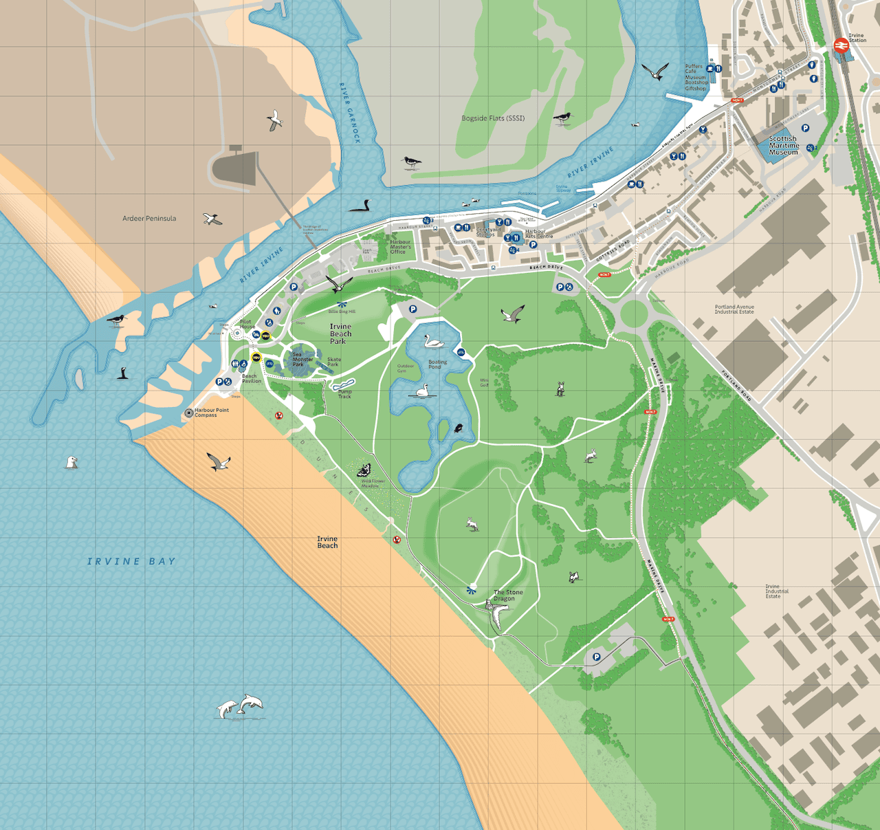 Overview of mapped area
