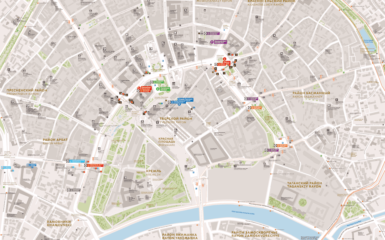 Extract from the Wayfinding map