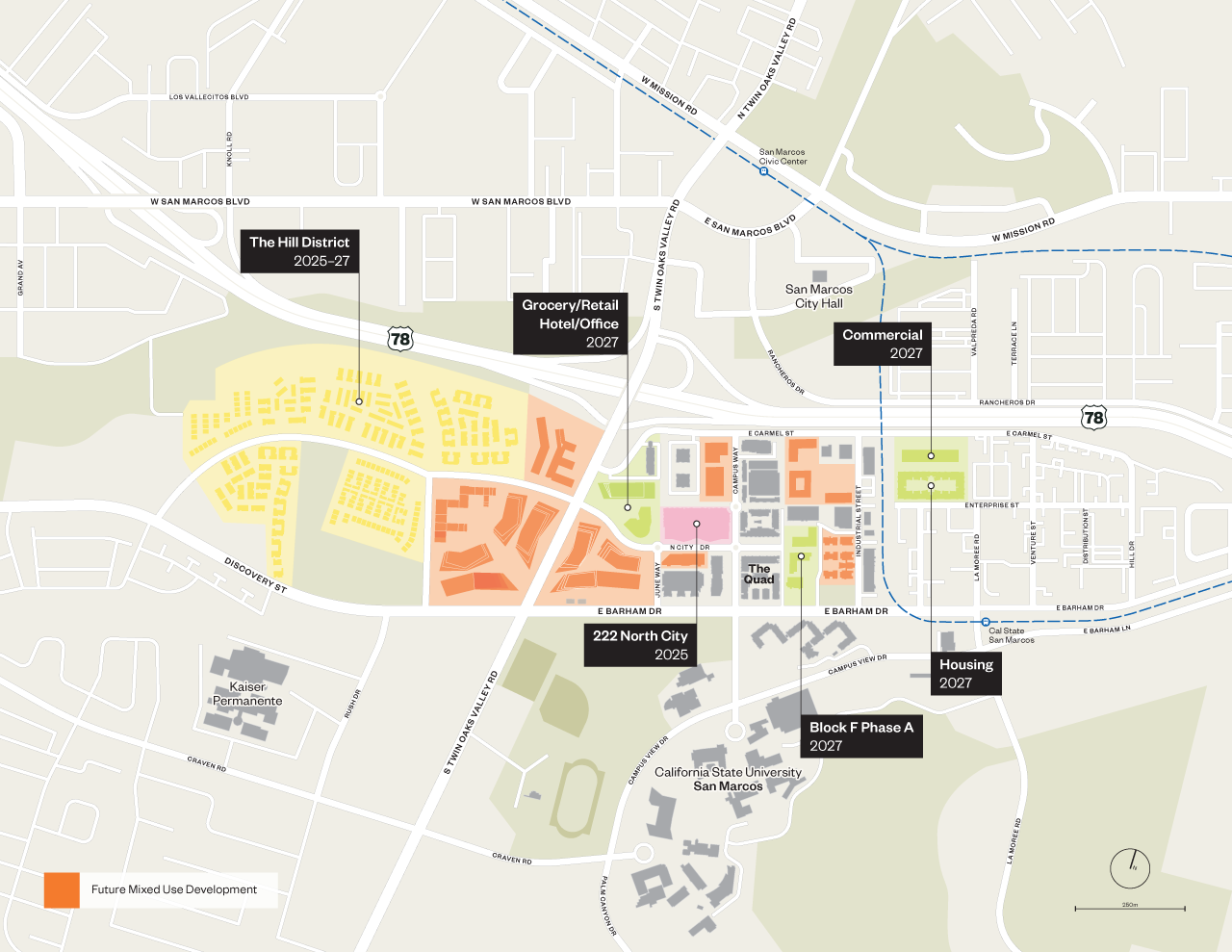 Extract of the phasing map