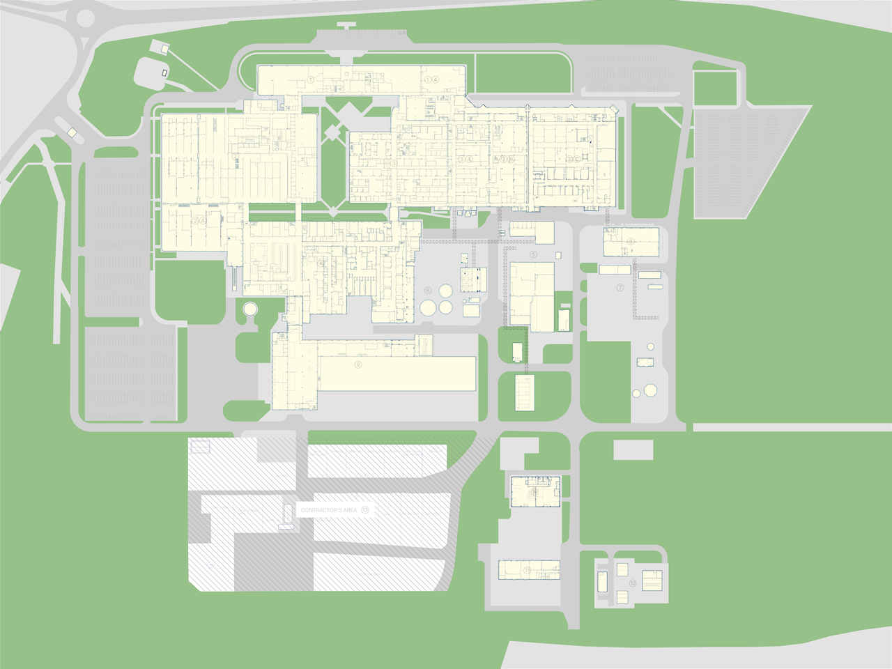Extract from a real site (ground floor) built to demonstrate application